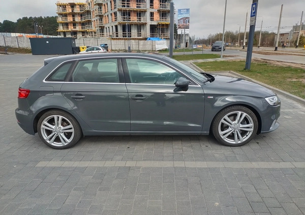 Audi A3 cena 87500 przebieg: 118000, rok produkcji 2018 z Gdynia małe 172